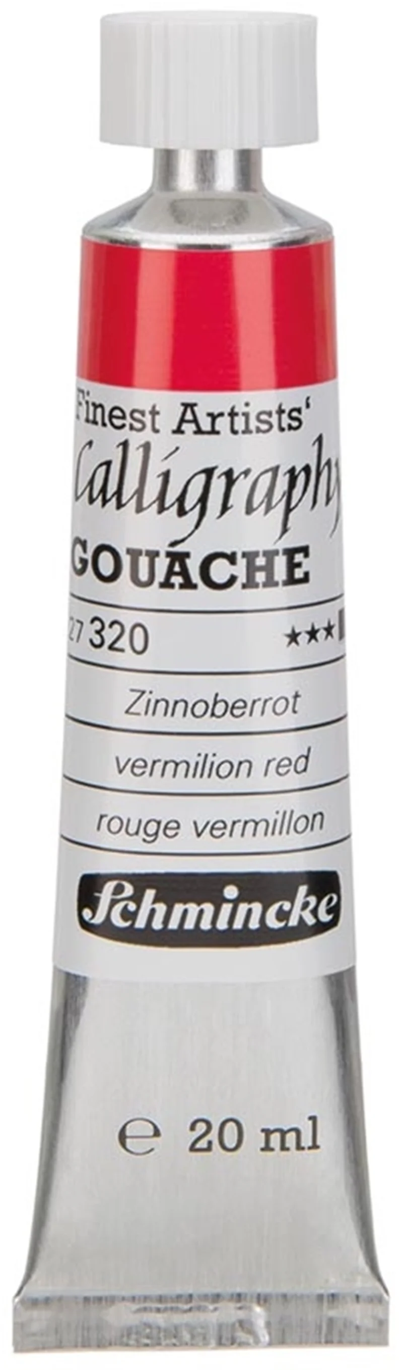 SCHMİNCKE CALLİGRAPHY GOUACHE ARTİST GUAJ BOYA 20 ML TÜP 320 VERMİLLİON RED 27320007