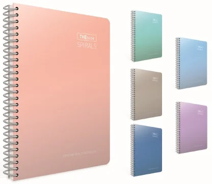 GIPTA DEFTER THEBOOK SPIRALS 17x24 SPİRALLİ SERT KAPAK 100 YP. KARELİ 5514