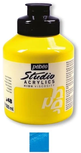 PEBEO AKRİLİK BOYA STUDIO 500 ML 171*28 CERULEAN BLUE