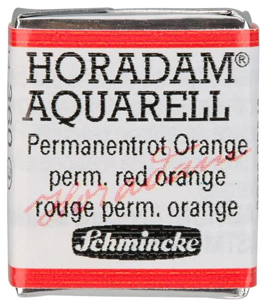 SCHMİNCKE HORADAM AQUARELL ARTİST SULU BOYA PERMANENT RED ORANGE 1/2 TAB. 14360044