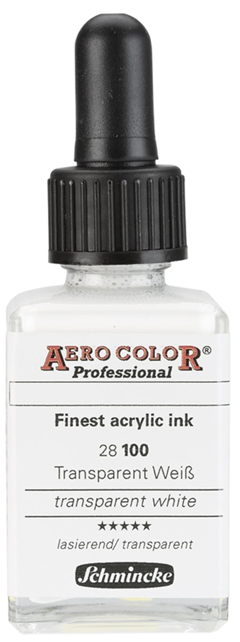 SCHMİNCKE AERO COLOR AKRİLİK MÜREKKEP 28 ML 100 TRANSPARENT WHİTE 28100023