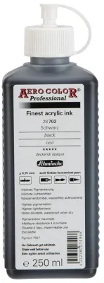 SCHMİNCKE AERO COLOR AKRİLİK MÜREKKEP 250 ML 702 BLACK 28702027