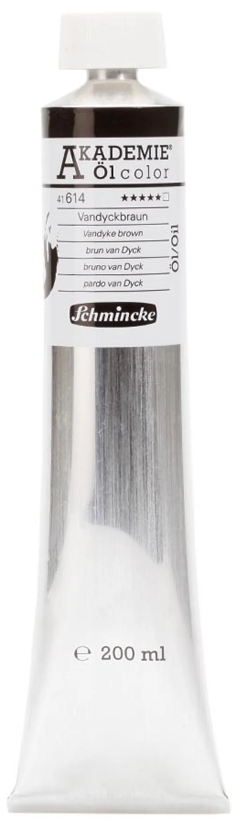 SCHMİNCKE AKADEMİE ÖL COLOR YAĞLI BOYA 200 ML SERİ 1 614 VANDYKE BROWN 41614015