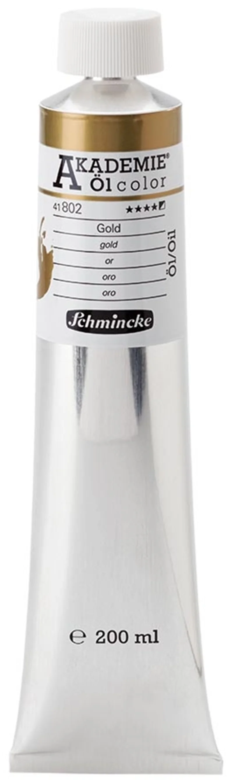 SCHMİNCKE AKADEMİE ÖL COLOR YAĞLI BOYA 200 ML SERİ 2 802 GOLD 41802015