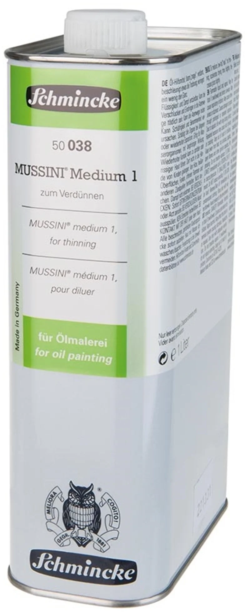 SCHMİNCKE MUSSINI MEDİUM 1 YAĞLI BOYA İNCELTİCİ 1000 ML 50038 50038029