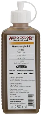 SCHMİNCKE AERO COLOR AKRİLİK MÜREKKEP 250 ML 600 GOLD OCHRE 28600027