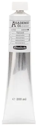 SCHMİNCKE AKADEMİE ÖL COLOR YAĞLI BOYA 200 ML SERİ 1 102 TİTANİUM WHİTE 41102015