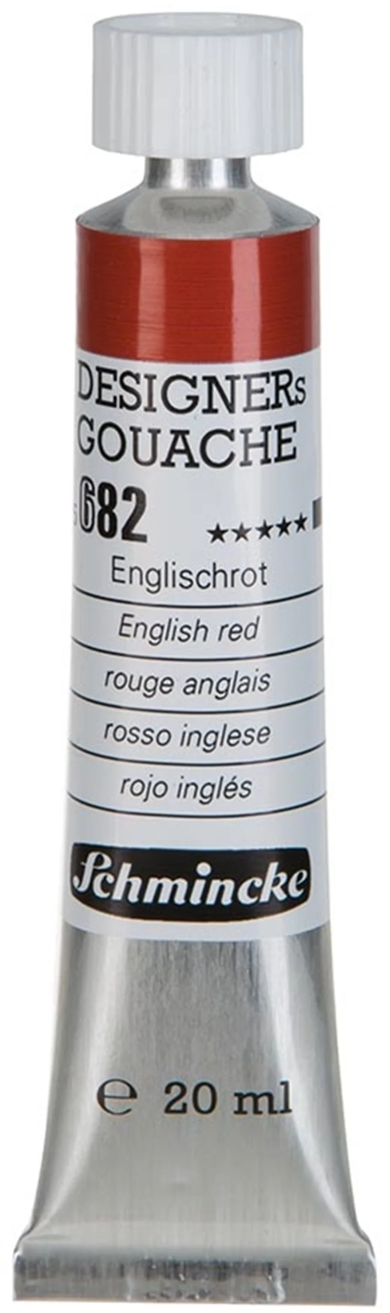 SCHMİNCKE HKS DESİGNERS' GOUACHE GUAJ BOYA 20 ML TÜP 682 ENGLİSH RED 25682007