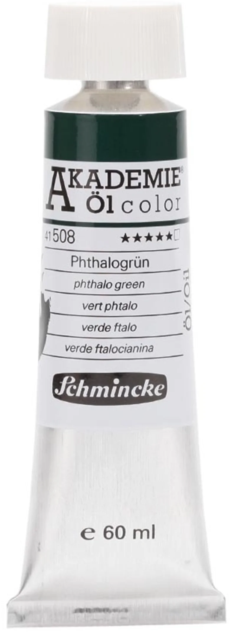SCHMİNCKE AKADEMİE ÖL COLOR YAĞLI BOYA 60 ML SERİ 1 508 PHTHALO GREEN 41508011
