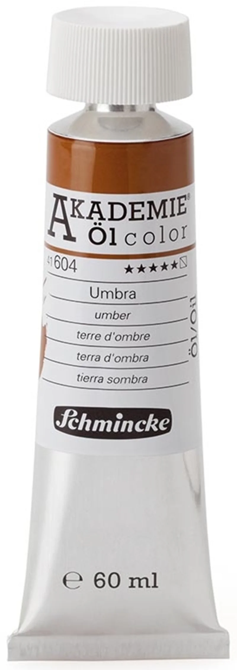 SCHMİNCKE AKADEMİE ÖL COLOR YAĞLI BOYA 60 ML SERİ 1 604 UMBER 41604011