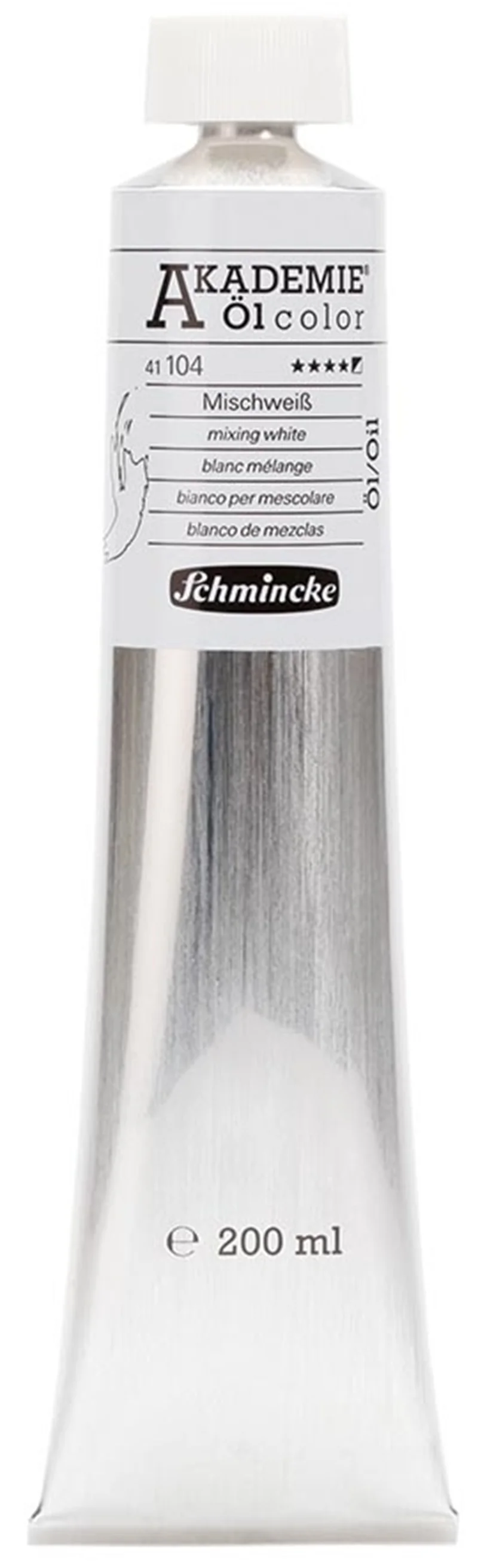 SCHMİNCKE AKADEMİE ÖL COLOR YAĞLI BOYA 200 ML SERİ 1 104 MİXİNG WHİTE 41104015