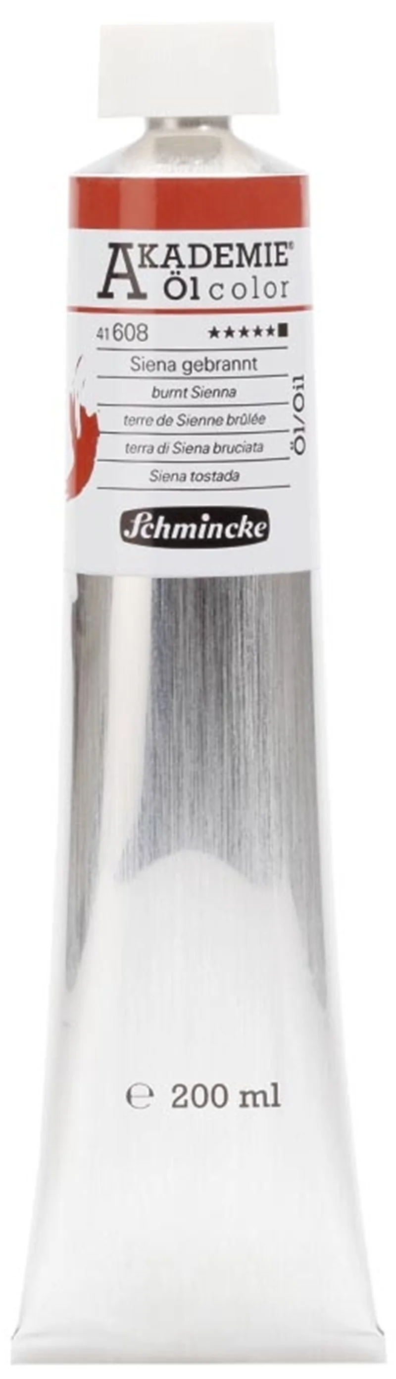 SCHMİNCKE AKADEMİE ÖL COLOR YAĞLI BOYA 200 ML SERİ 1 608 BURNT SİENNA 41608015