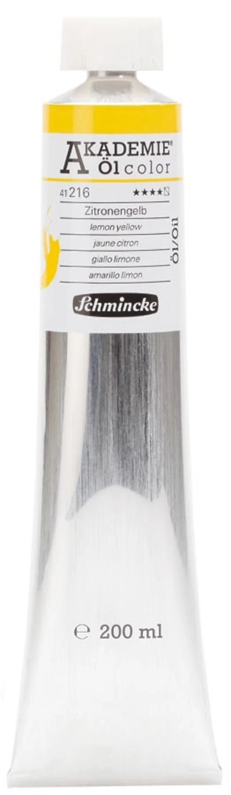 SCHMİNCKE AKADEMİE ÖL COLOR YAĞLI BOYA 200 ML SERİ 1 216 LEMON YELLOW 41216015