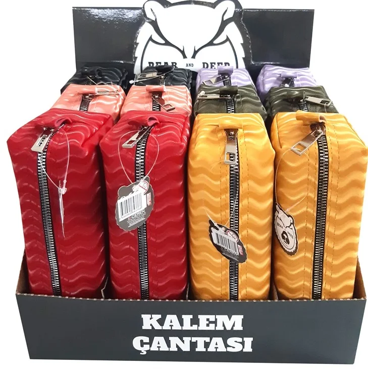 B&D KALEM ÇANTASI BÜYÜK BOY SUNİ DERİ DALGALI DESEN BD-KCS055