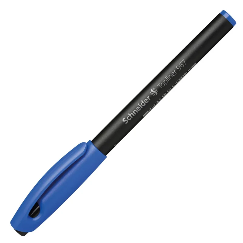 SCHNEIDER FİBER UÇLU KALEM TOPLINER 967 0.4 MAVİ SCR103L