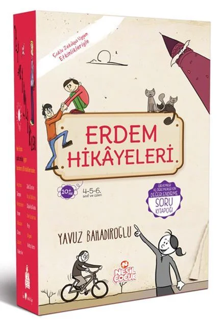 NESİL ÇOCUK - ERDEM HİKAYELERİ SERİSİ 12 KİTAP+SK
