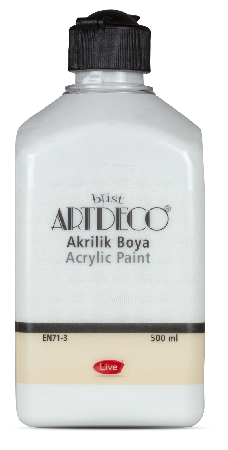 ARTDECO AKRİLİK BOYA 500 ML BEYAZ BULUT Y-070L-3624
