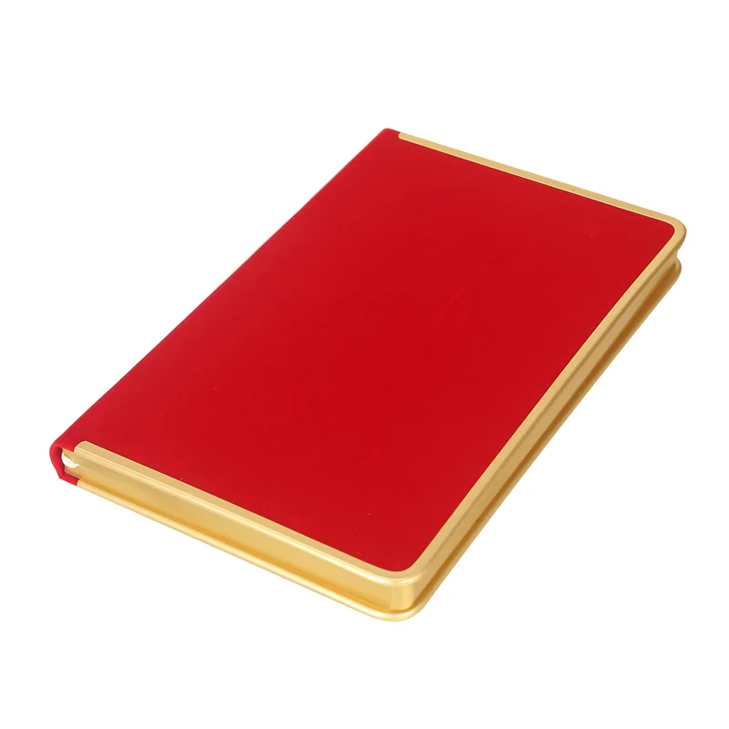 VJ DEFTER MONACO SÜET DERİ SERT KAPAK 13x21 Cm. 100 Gr. 96 YP. ÇİZGİLİ KIRMIZI 123-0237