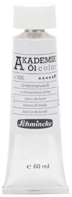 SCHMİNCKE AKADEMİE ÖL COLOR YAĞLI BOYA 60 ML SERİ 1 106 UNDERPAİNTİNG WHİTE 41106011