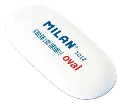 MİLAN SİLGİ OVAL KAUÇUK 2 RENK 12 Lİ KUTU CMM1012