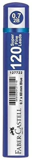 FABER MİN GRİP 0.7MM 2B 60MM 120Lİ MAVİ TÜP 127722