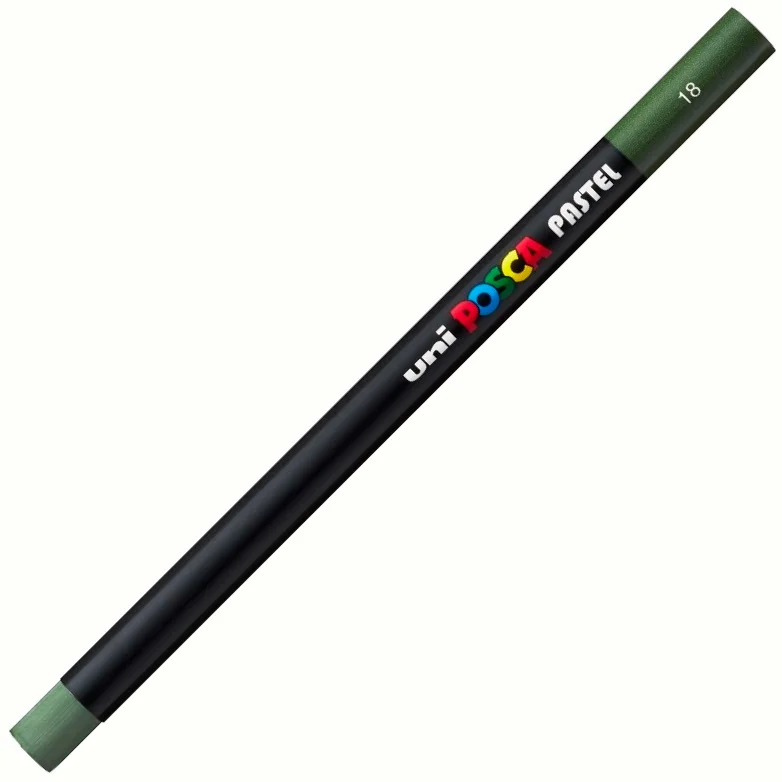 UNİ PASTEL BOYA POSCA KOYU ZEYTİN YEŞİLİ KPA-100