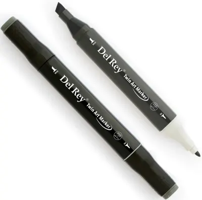 DEL REY GRAFİK MARKÖR TWIN MN-DRCG7 COOL GREY