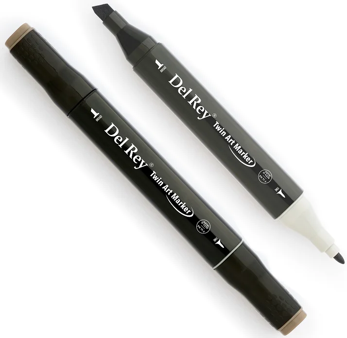 DEL REY GRAFİK MARKÖR TWIN MN-DRWG8 WARM GREY