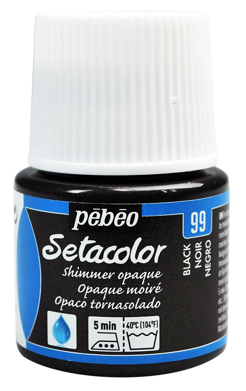 PEBEO KUMAŞ BOYASI SETACOLOR OPAQUE 45 ML 295*99 YD BLACK