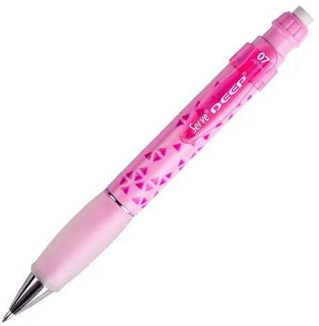 SERVE VERSATİL KALEM DEEP 0.7 ÜÇGEN RENKLİ ŞEKER PEMBE DEEPRUB07-SP