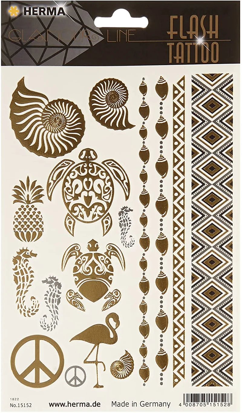 HERMA ETİKET TATTOO GLAMOUR LINE FLASH KUMSALLAR 15155