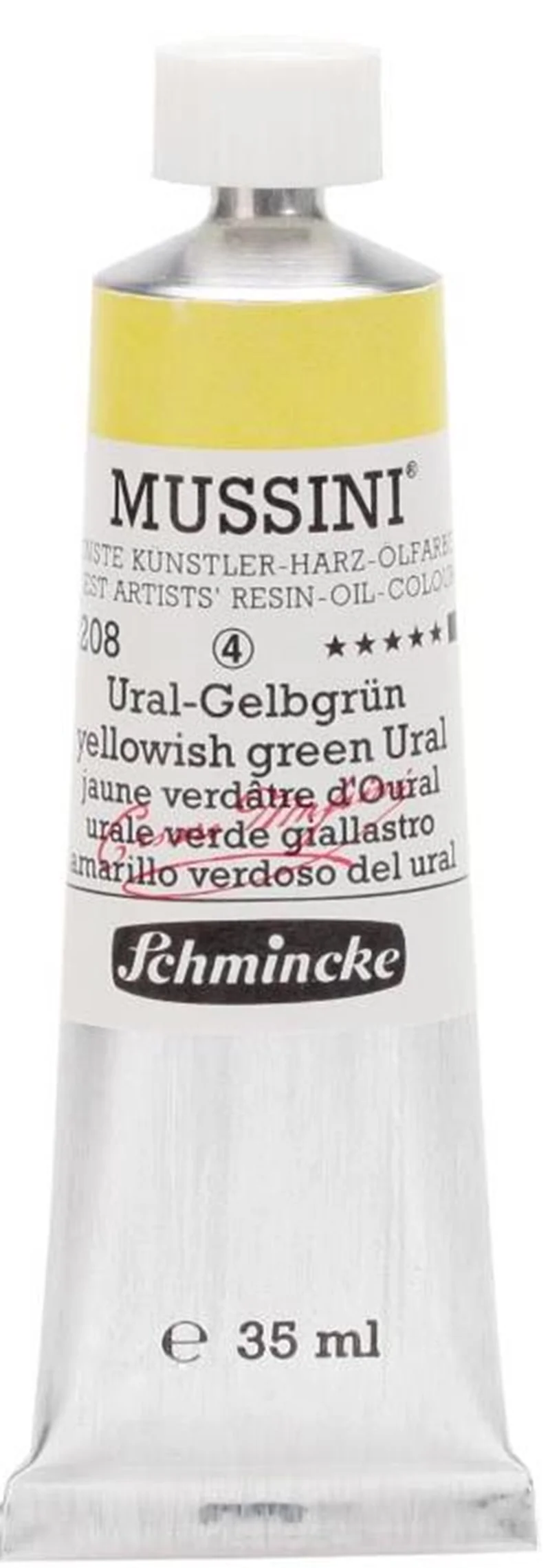 SCHMİNCKE MUSSİNİ ARTİST YAĞLI BOYA 35 ML SERİ 4 208 YELLOWİSH GREEN URAL 10208009
