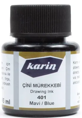 KARİN ÇİNİ MÜREKKEBİ 45 ML MAVİ 6221401045