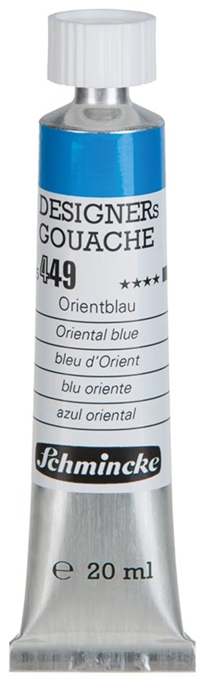 SCHMİNCKE HKS DESİGNERS' GOUACHE GUAJ BOYA 20 ML TÜP 449 ORİENTAL BLUE 25449007
