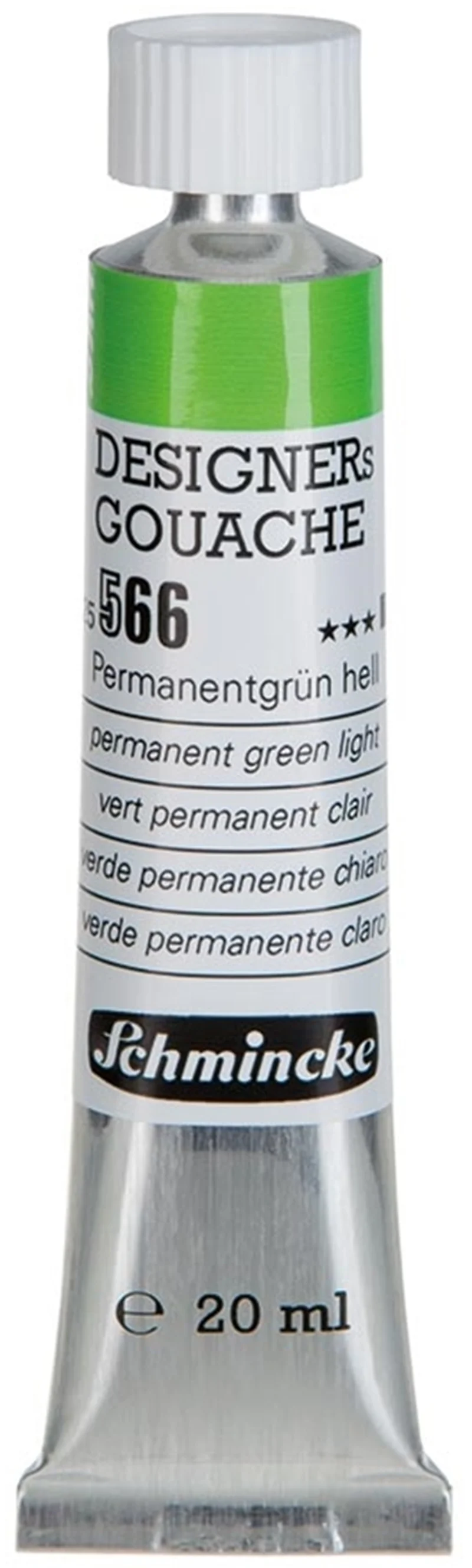 SCHMİNCKE HKS DESİGNERS' GOUACHE GUAJ BOYA 20 ML TÜP 566 PERMANENT GREEN LİGHT 25566007
