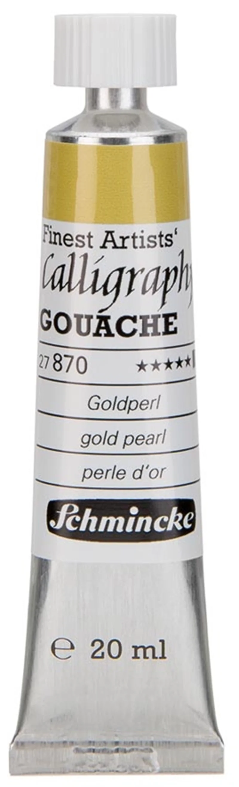 SCHMİNCKE CALLİGRAPHY GOUACHE ARTİST GUAJ BOYA 20 ML TÜP 870 GOLD PEARL 27870007