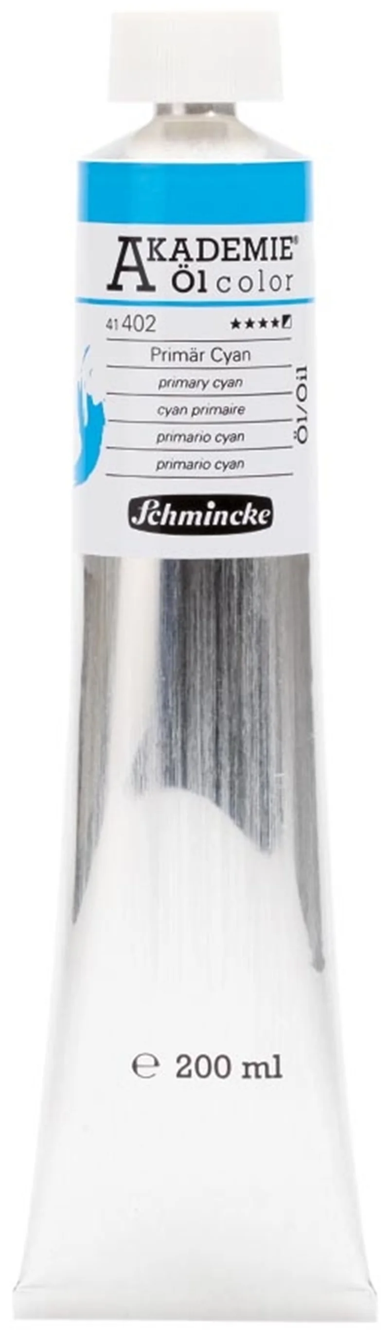 SCHMİNCKE AKADEMİE ÖL COLOR YAĞLI BOYA 200 ML SERİ 1 402 PRİMARY CYAN 41402015