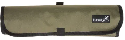 FANART ACADEMY FIRÇA ÇANTASI SOFT KATLAMALI 40.5x28.5 CM KOYU YEŞİL F-9621.C39