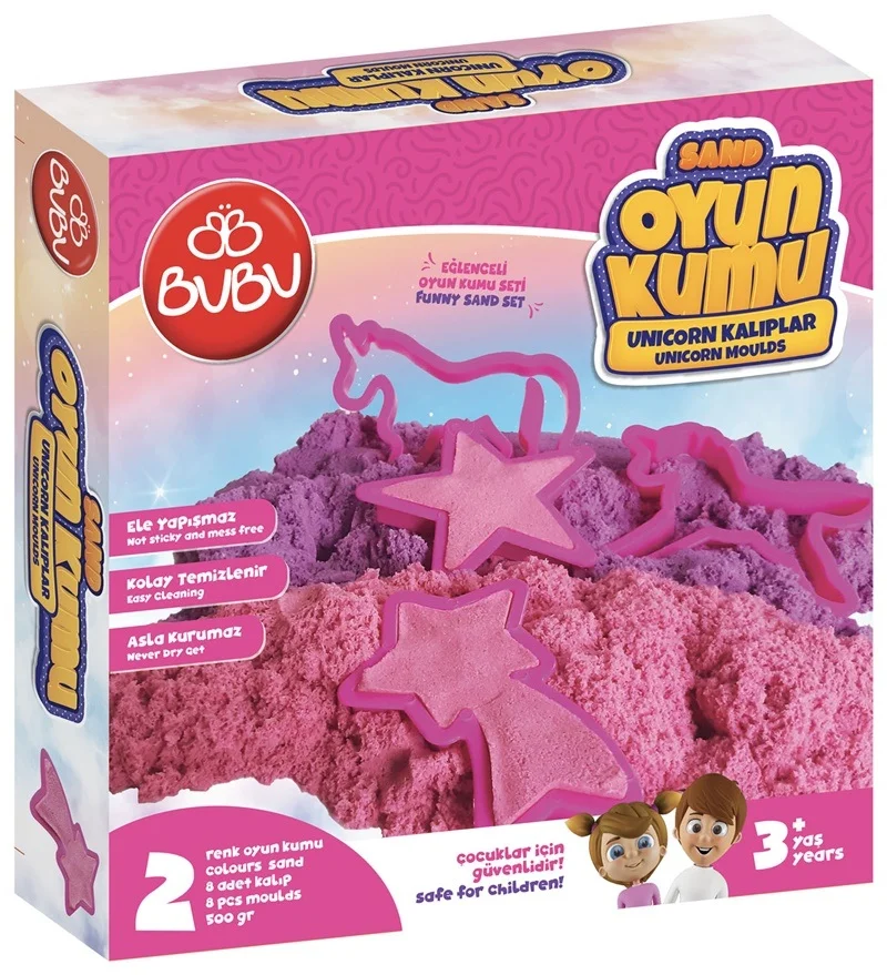 BU-BU OYUN KUMU VE UNICORN KALIP 500 GR KU0048