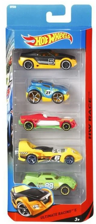 MATTEL HOT WHEELS BEŞLİ ARABA SETİ 1806