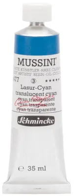 SCHMİNCKE MUSSİNİ ARTİST YAĞLI BOYA 35 ML SERİ 3 477 TRANSLUCENT CYAN 10477009