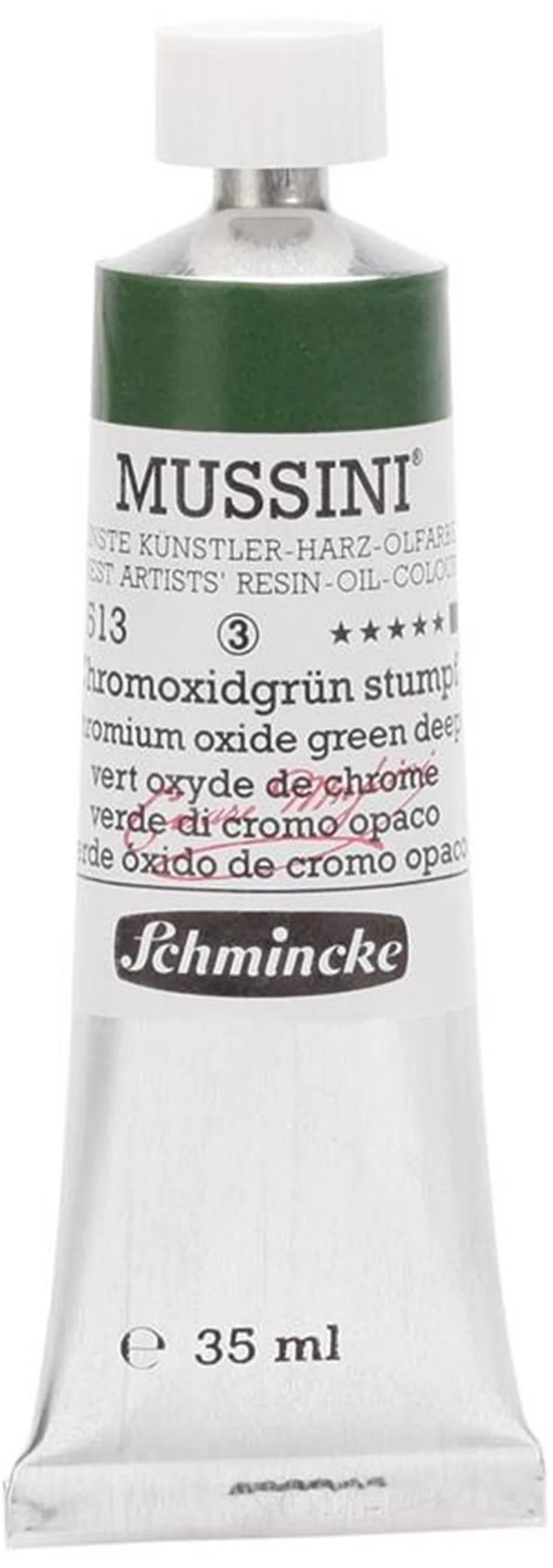 SCHMİNCKE MUSSİNİ ARTİST YAĞLI BOYA 35 ML SERİ 3 513 CHROMİUM OXİDE GREEN DEEP 10513009