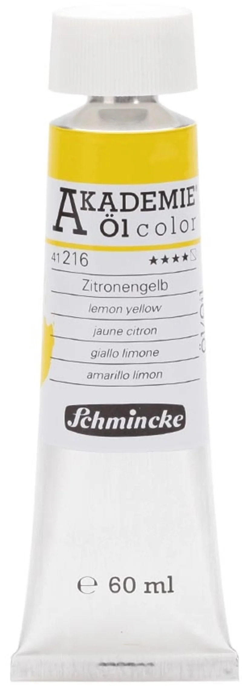 SCHMİNCKE AKADEMİE ÖL COLOR YAĞLI BOYA 60 ML SERİ 1 216 LEMON YELLOW 41216011