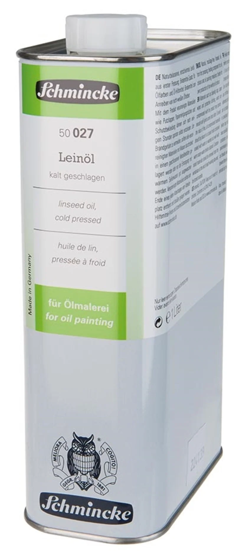 SCHMİNCKE SOĞUK PRES KETEN YAĞI 1000 ML 50027 50027029