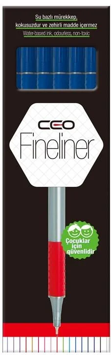PASİF CEO FINELINER PLUS KALEM 12'Lİ KOYU MAVİ NO:10 CEO-FL0038