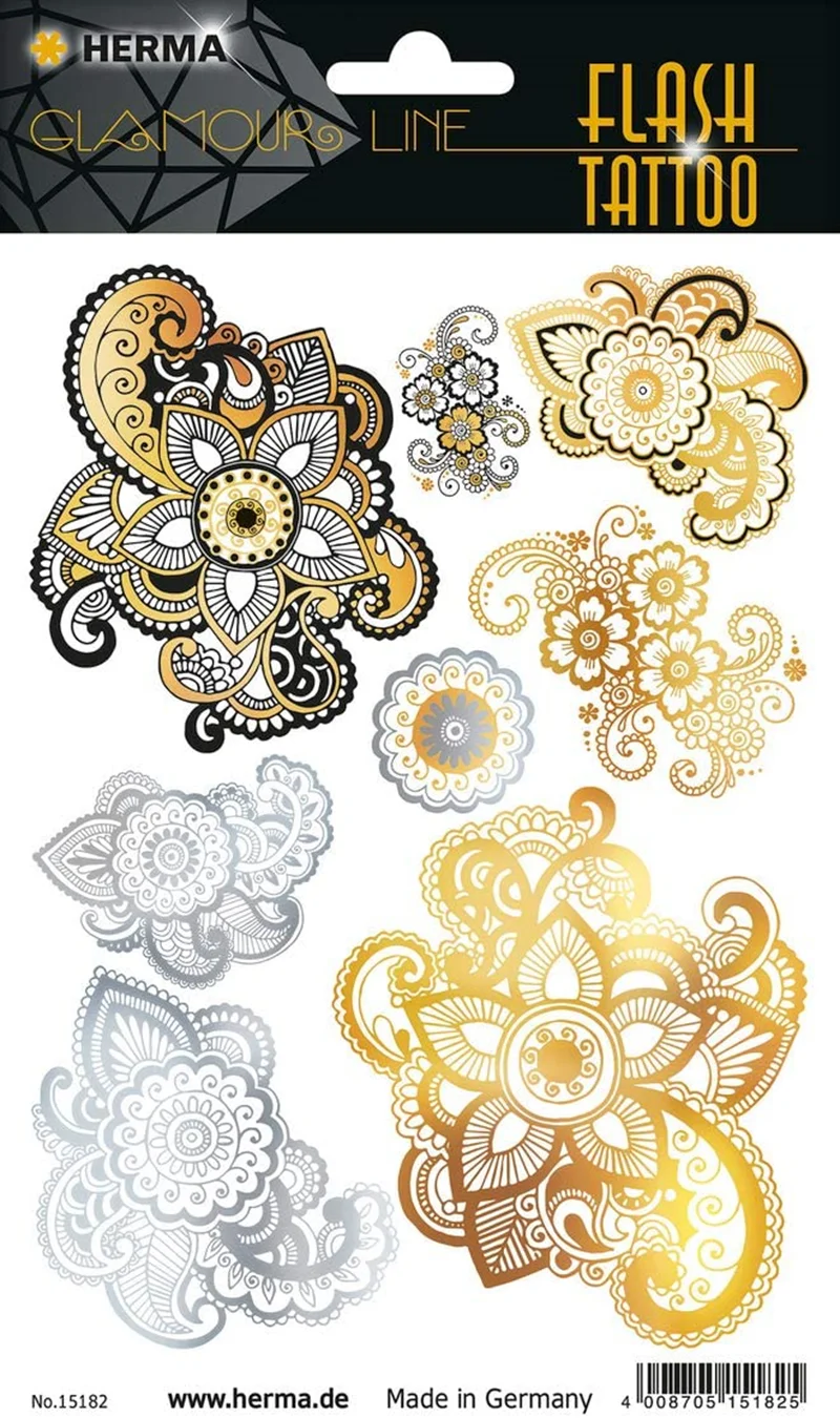 HERMA ETİKET TATTOO GLAMOUR LINE FLASH MANDALALAR 15182