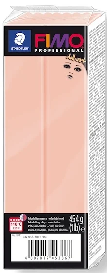 FIMO PROFESSIONAL MODELLEME KİLİ 454 GR ROSE 8071-432
