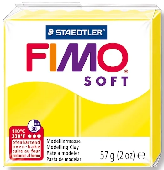FIMO SOFT MODELLEME KİLİ 57 GR LİMON 8020-10 07