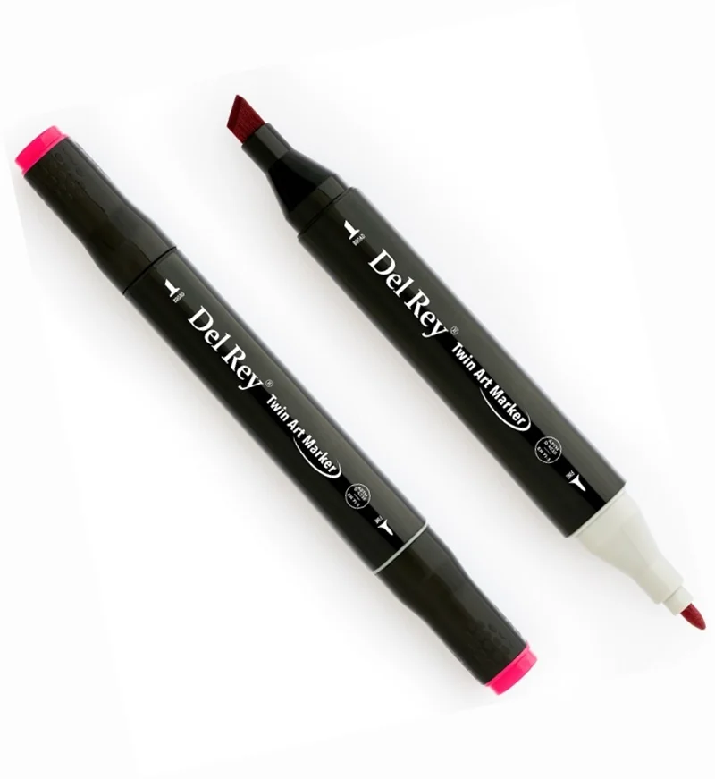 DEL REY GRAFİK MARKÖR TWIN MN-DR003 ROSE RED
