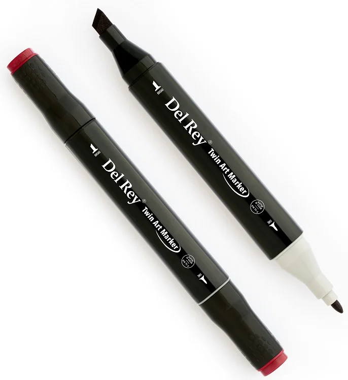 DEL REY GRAFİK MARKÖR TWIN MN-DR001 WINE RED